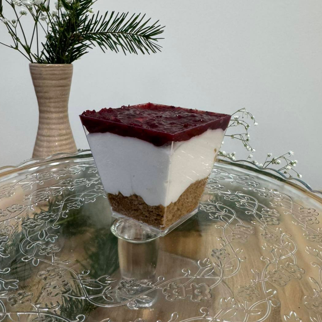 Протеинов чийзкейк с домашно сладко без захар