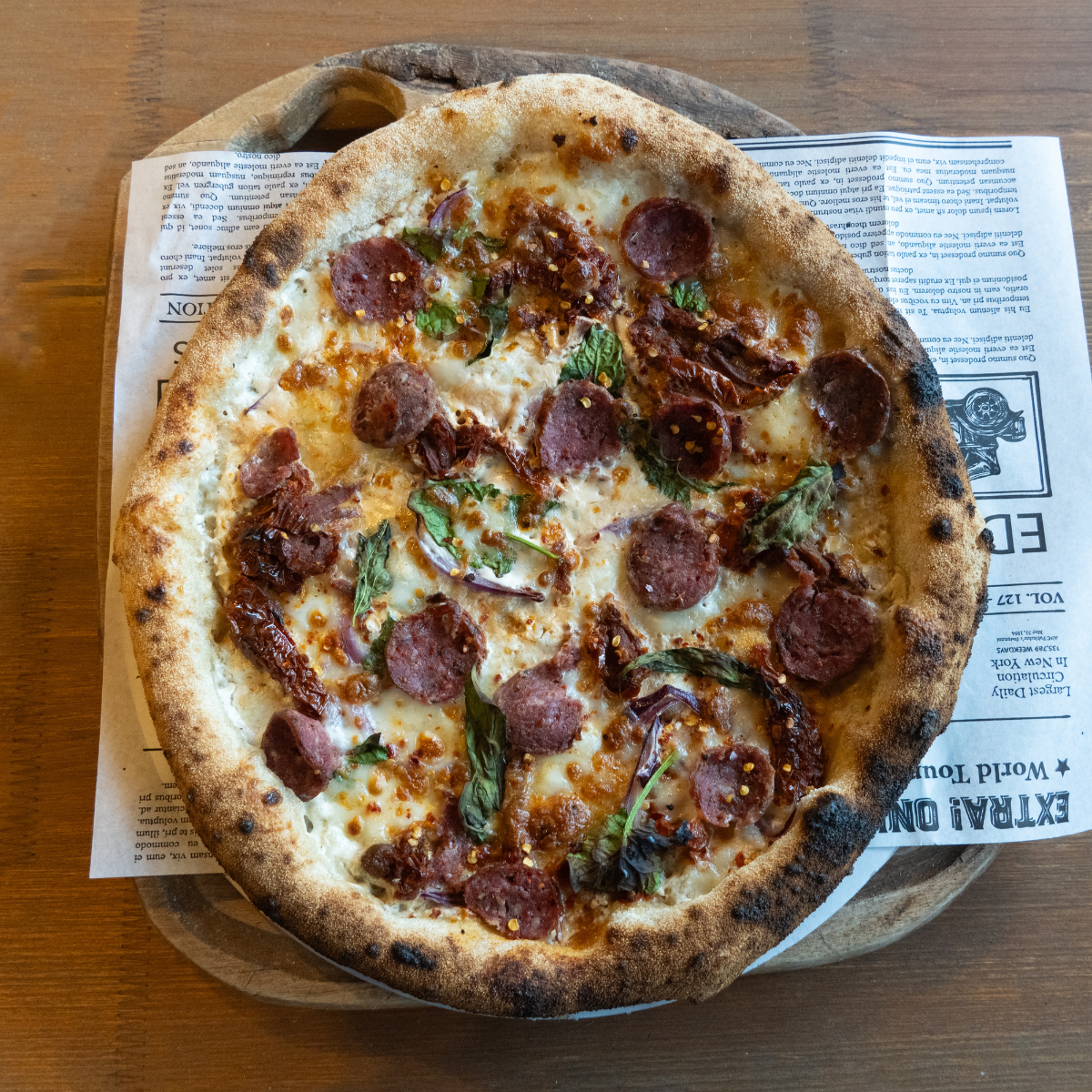 BEEF SAUSAGE  (29см, 685/720 ккал, 46/44гр протеин)